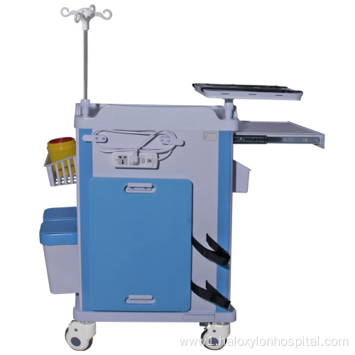 Medical emergency trolley equipment